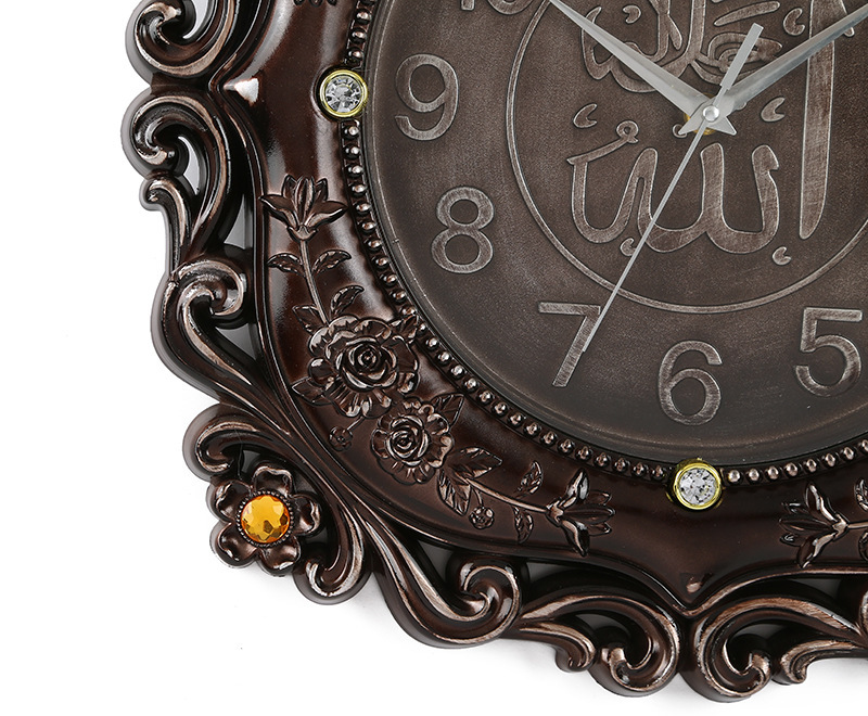 Yiwu quality vintage European and American decorative wall watch, bedroom fashionable, simple, artistic and creative, living room silent wall clock details Picture