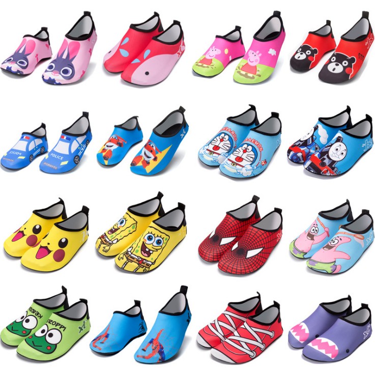 Summer children's beach shoes barefoot beach soft bottom breathable stream wading skin soft shoes diving shoes wading shoes
