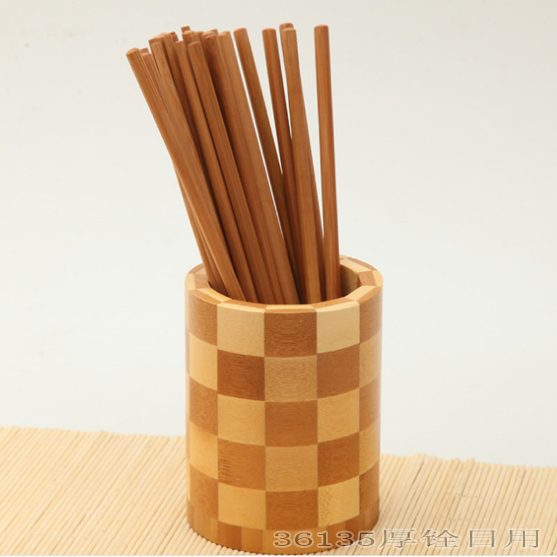 Chopsticks Container Natural Environmentally Friendly Round Chopsticks Container Can Be Eachable Specification drawing