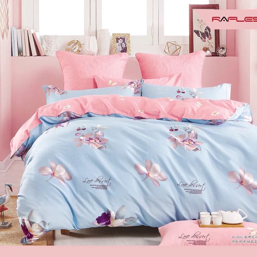 Pure cotton four-piece set, all-cotton wedding student hotel and hotel gift, foreign trade quilt, antibacterial and mite-proof Specification image