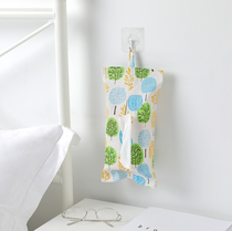 Fabric paper towel cover paper towel hanging bag paper bag Cotton linen paper towel bag Paper box Paper towel wrap paper towel box