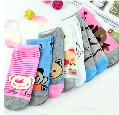 Cartoon socks Cute straight socks/cotton socks/cartoon socks