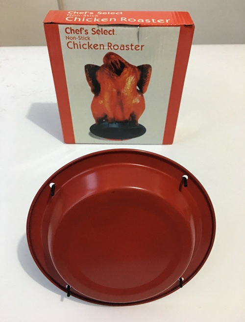 出口韩国户外野营加厚烧烤架叉鸡烤鸡架碳钢烘烤不粘烤鸡盘批发细节图