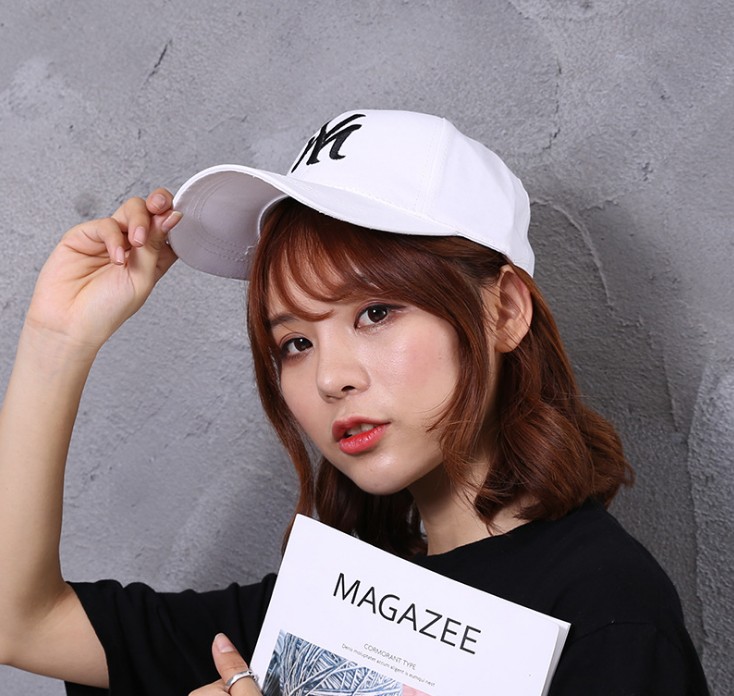 新款春夏字母帽子男士韩版运动棒球帽女士遮阳防晒鸭舌帽产品图