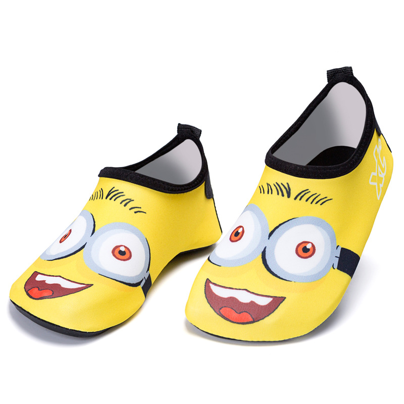 Quick-dry soft shoes children cartoon printed water skiing shoes beach shoes for men and women walking outdoor leisure