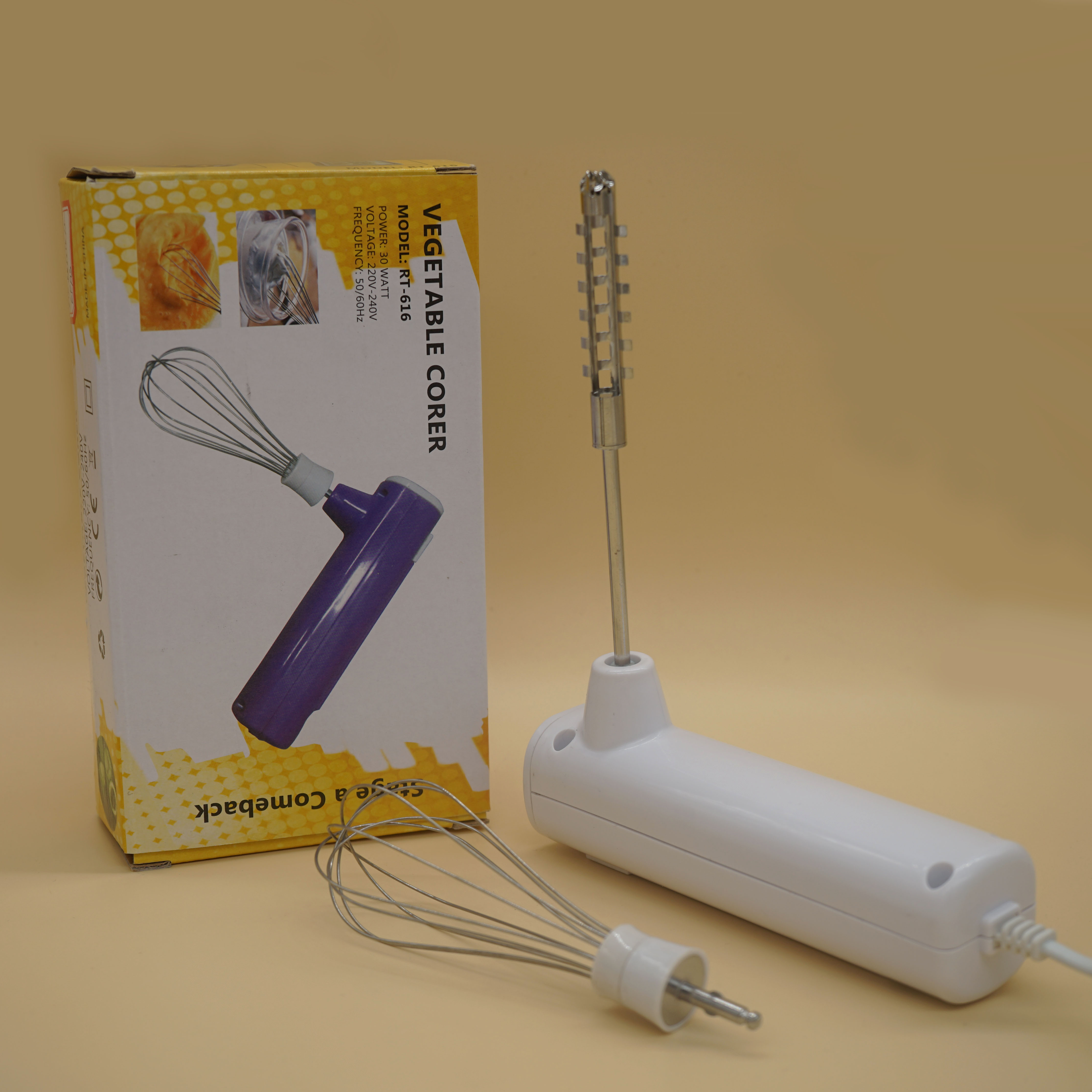 Three-in-one electric egg beater for digging Chinese kale, fish scale scraper, waterproof fish scale scraper