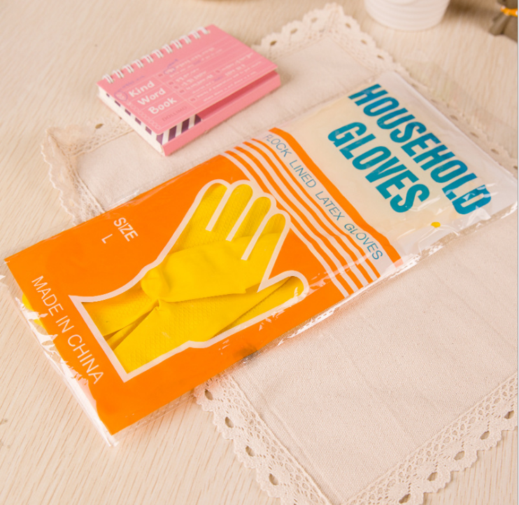 供应舒适耐用型乳胶手套家务手套 洗碗手套 洗衣服手套