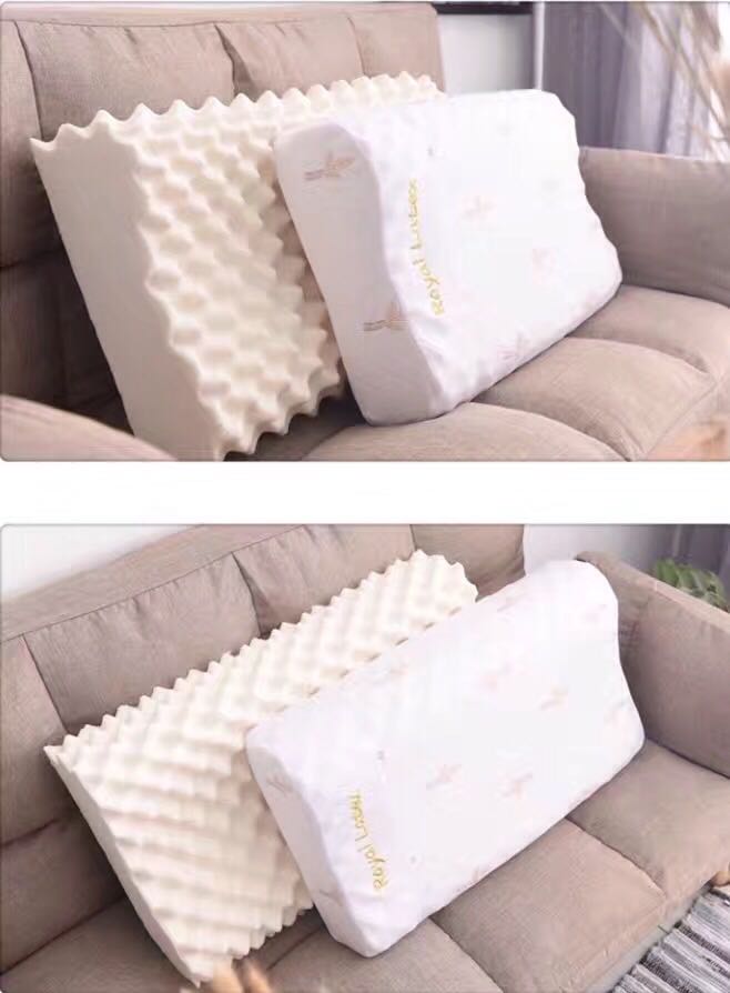Latex pillows for children and babies, natural pure cotton, pearl cotton, hotel, student hotel, summer and winter details Picture