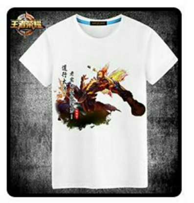 King of Glory cotton short sleeve T-shirt men's and women's summer half sleeve