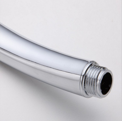 Electroplated pressurized starry sky small showerhead set, hanging head, shower head, wall base Application Scenario