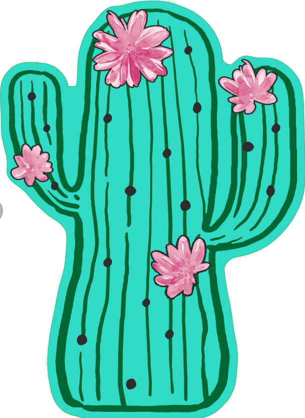 Microfiber Absorbent Quick drying Beach Towel Shape - Cactus & Pineapple