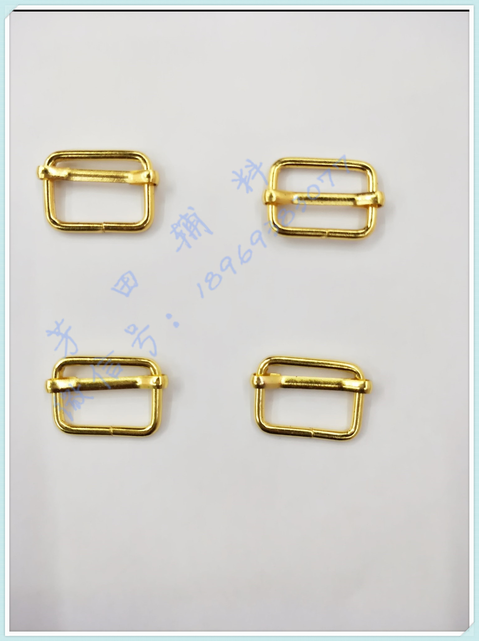 20内径铁丝拉芯扣三档扣仿金色细节图