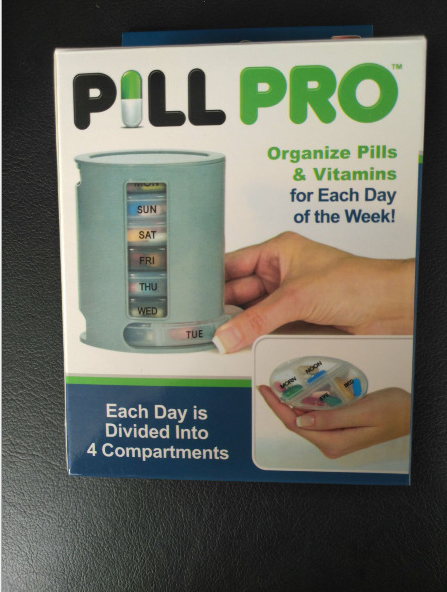 2017TV新品 pill pro 迷你药丸收纳盒 便捷式药品收纳盒 7天药盒