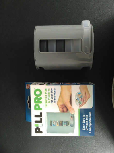 2017TV新品 pill pro 迷你药丸收纳盒 便捷式药品收纳盒 7天药盒细节图