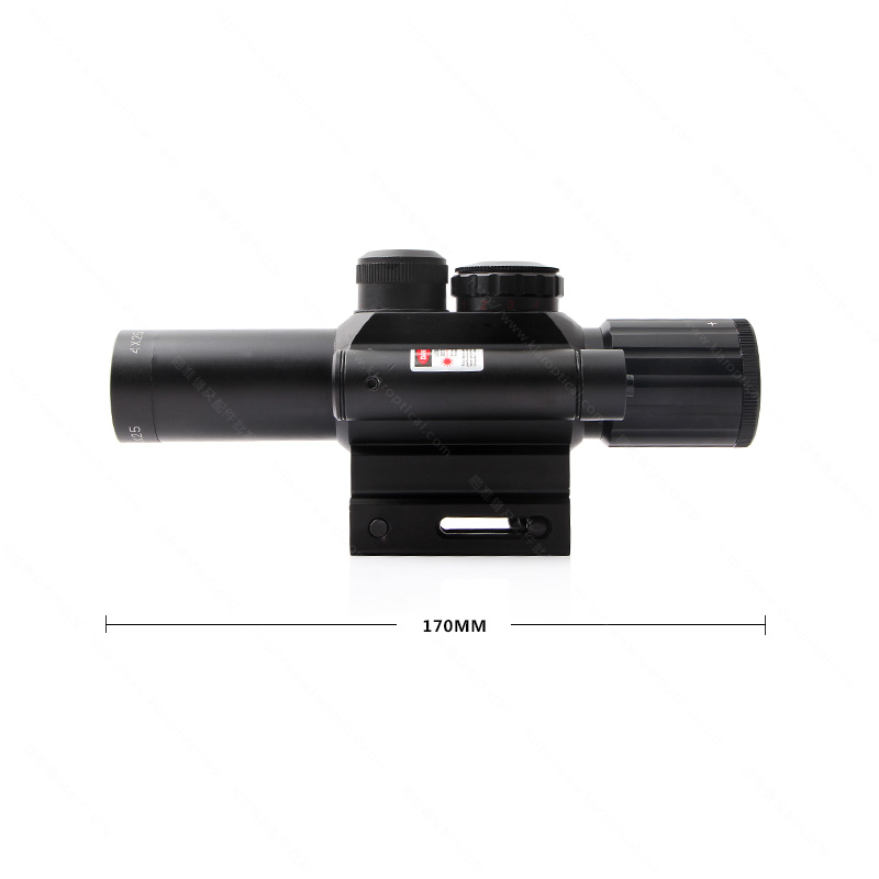 M6 mira 4X25 láser rojo mira de francotirador especializada Specification image