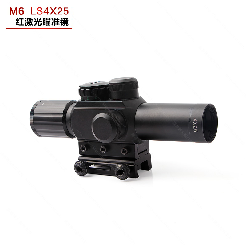 M6 mira 4X25 láser rojo mira de francotirador especializada Application Scenario