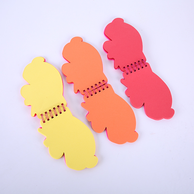 New cartoon notebook, creative PVC cover, coil loose-leaf notepad, portable notepad Specification image