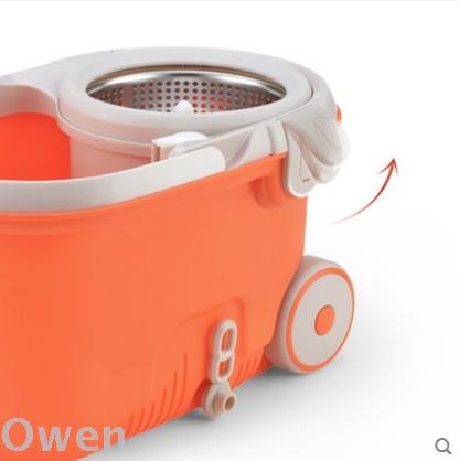 David Rotary mop Pail L011 Dual drive mop pail Hand wash free household automatic mop mop flower basket removable details Picture