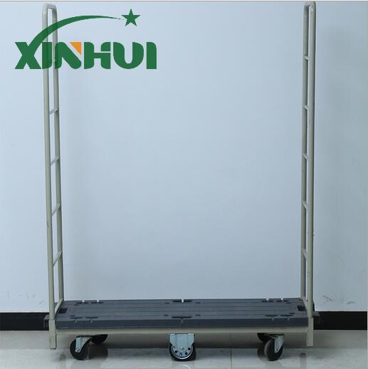 The stainless steel logistics trolley factory supplies six-wheeled trolleys Application Scenario
