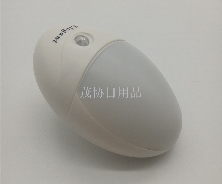 led night light亚马孙爆款 椭圆形充电款迷你小夜灯细节图