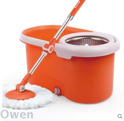 Gift David Swivel Mop bucket Q5 Mop bucket Free hand wash household automatic mopping floor mop flower basket removable details Picture