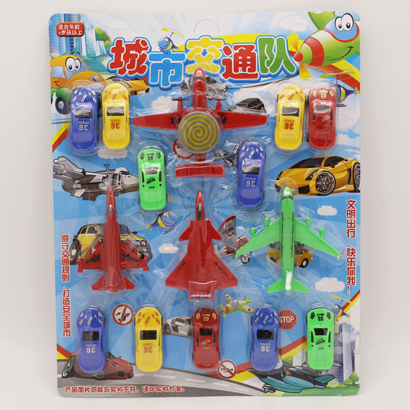 城市交通队玩具回力车玩具儿童益智玩具过家家玩具