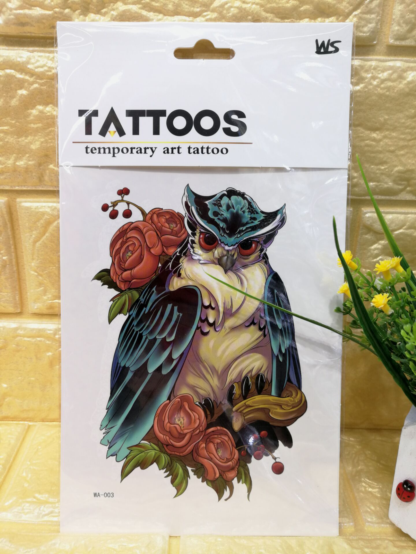Jiamei Paper Products Office Culture Learning Stationery Stickers Craft Stickers WA Eco-friendly Tattoo Stickers, arm stickers, back stickers, wrist stickers, glass stickers details Picture