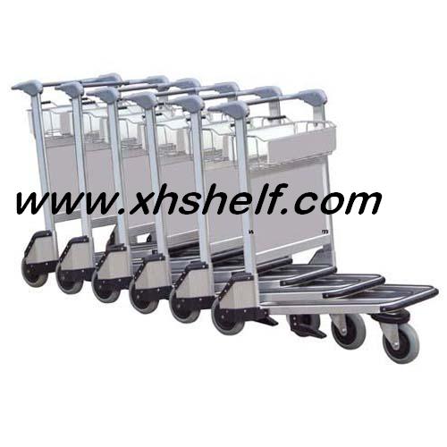 Airport car Luggage car Stainless steel airport trolley Silent airport car Application Scenario