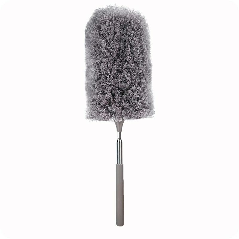 Microfiber duster retractable household cleaning feather duster car dust sweeper