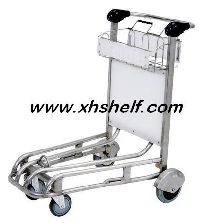 Airport car Luggage car Stainless steel airport trolley Silent airport car details Picture