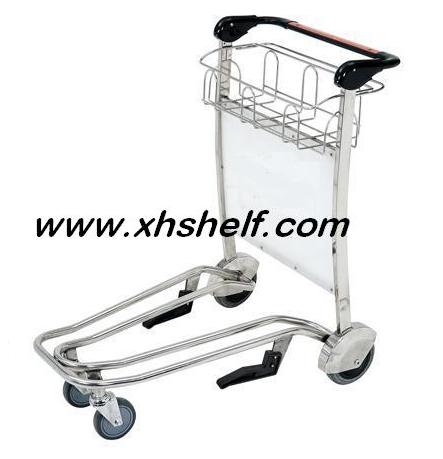 Airport car Luggage car Stainless steel airport trolley Silent airport car Specification drawing