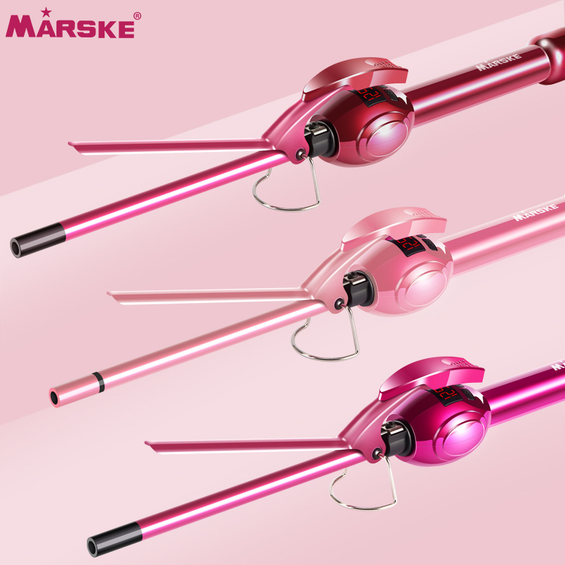 MARSKE-5222卷发棒液晶烫发器干湿两用护发卷发器电陶瓷美发工具 details Picture