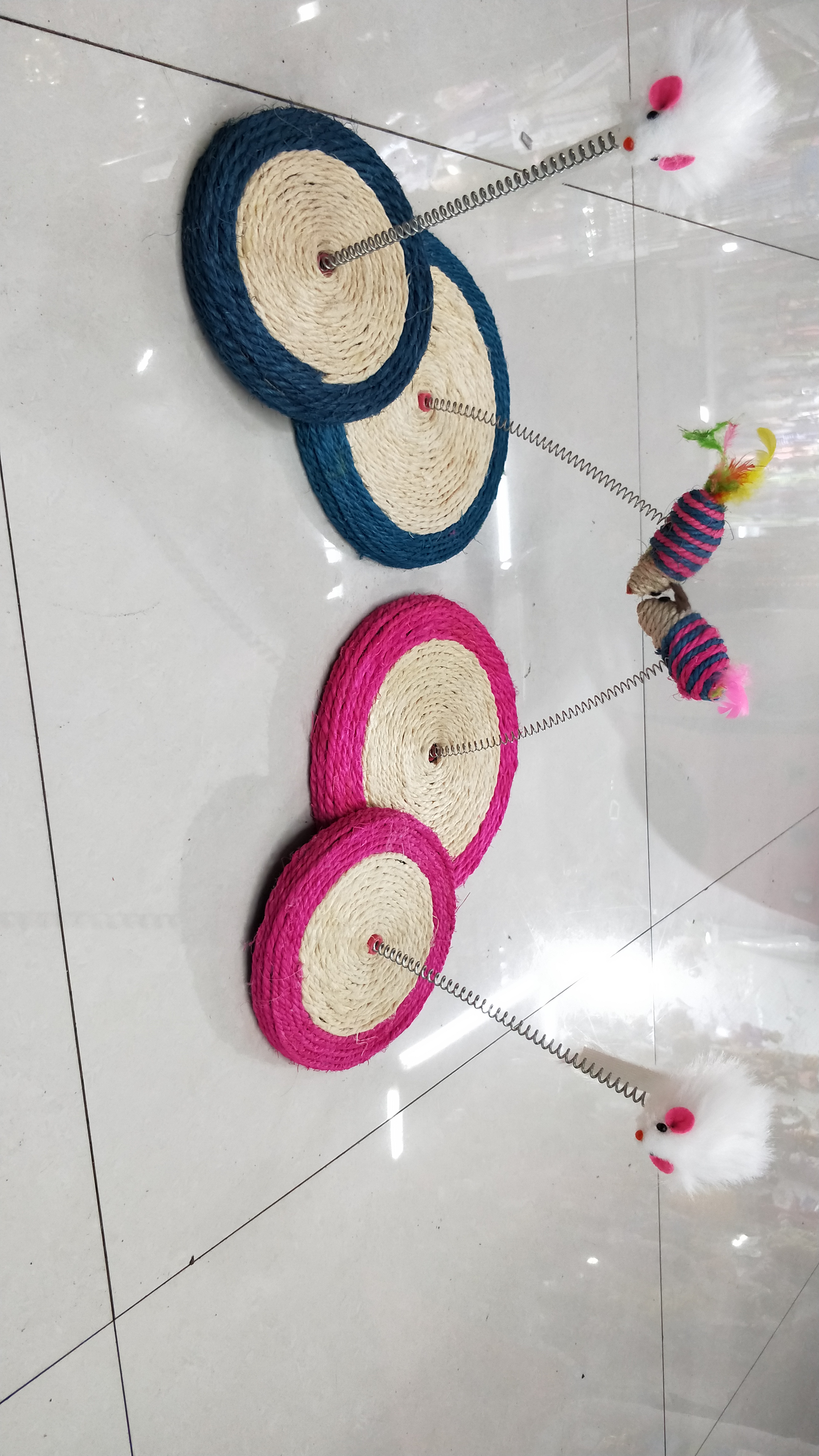 宠物用品厂家直销宠物用品 小号圆盘剑麻猫玩具