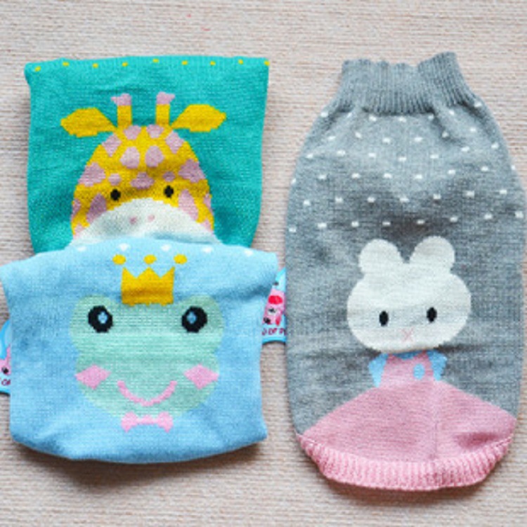 2015CQ Autumn/Winter new Crown jacquard sweater, pet clothes, Teddy dog pet clothes and supplies details Picture
