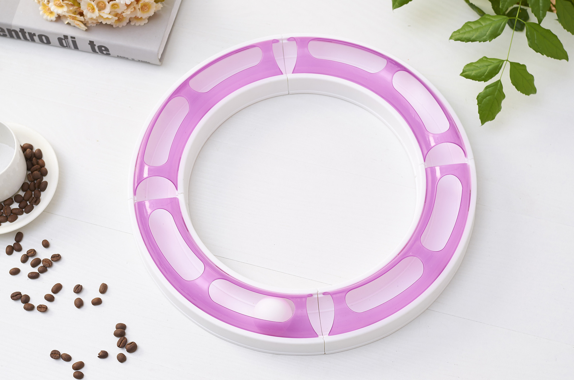 Best-selling cat toy combination track ball crazy turntable Cat toy tray Cat toy ball turntable toy Application Scenario
