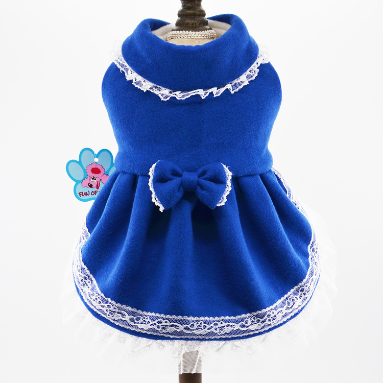 2016 CQ Autumn/Winter New pet clothing and accessories, dog clothes, New Year Christmas winter dresses, skirts, teddy bichon Frises details Picture