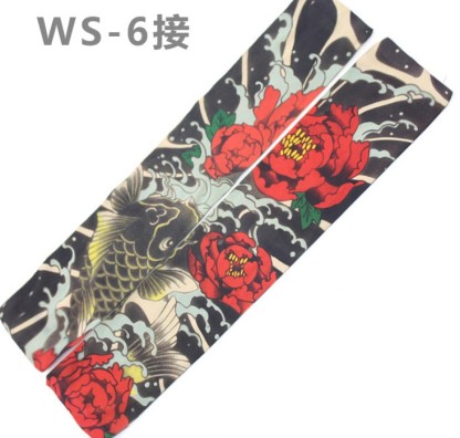 防晒袖套实物图