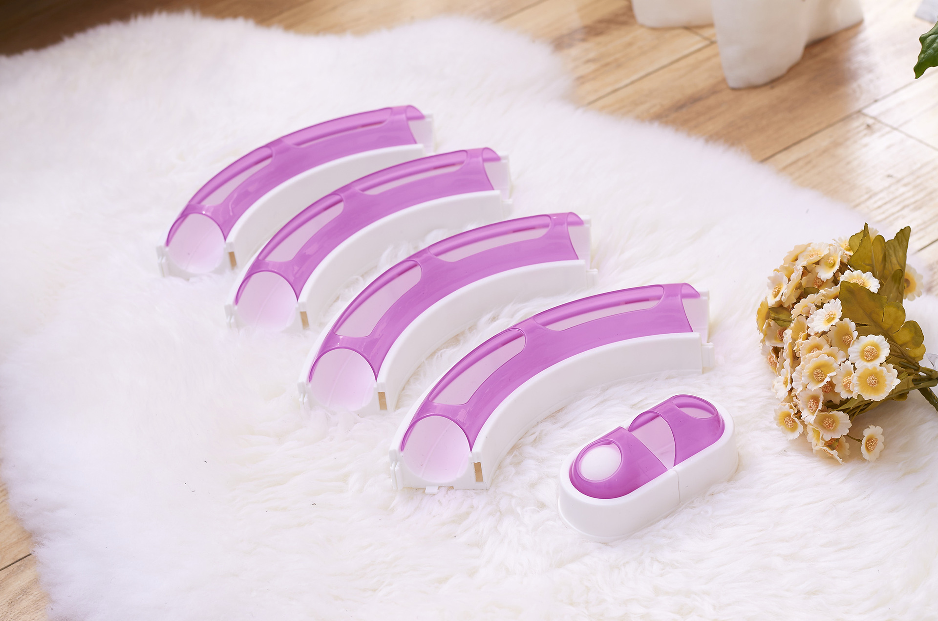 Best-selling cat toy combination track ball crazy turntable Cat toy tray Cat toy ball turntable toy
