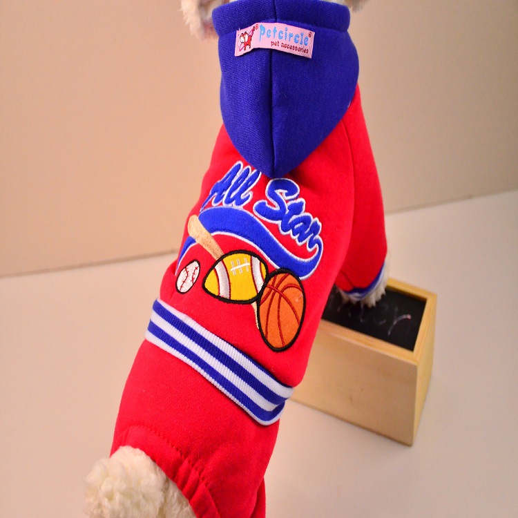 2015CWQ年秋冬新款 全明星四脚卫衣 时尚运动狗衣服 秋冬棉衣产品图