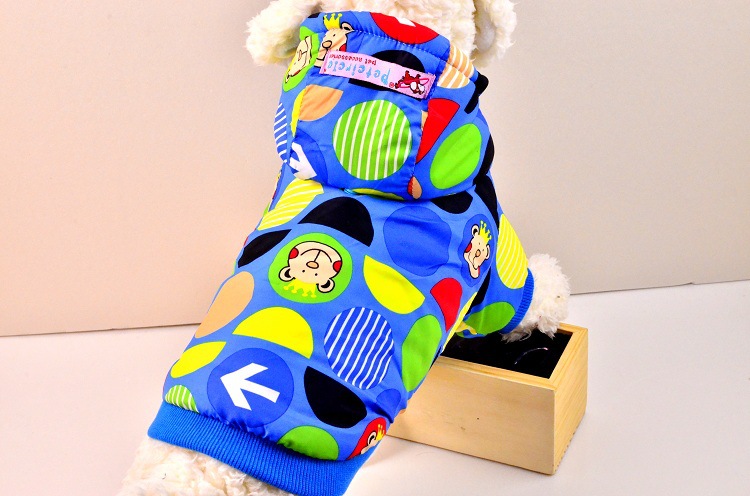 2015CWQ Autumn and Winter Sweet Little Bear cotton-padded jacket three-color thickened dog clothing and pet supplies wholesale Application Scenario