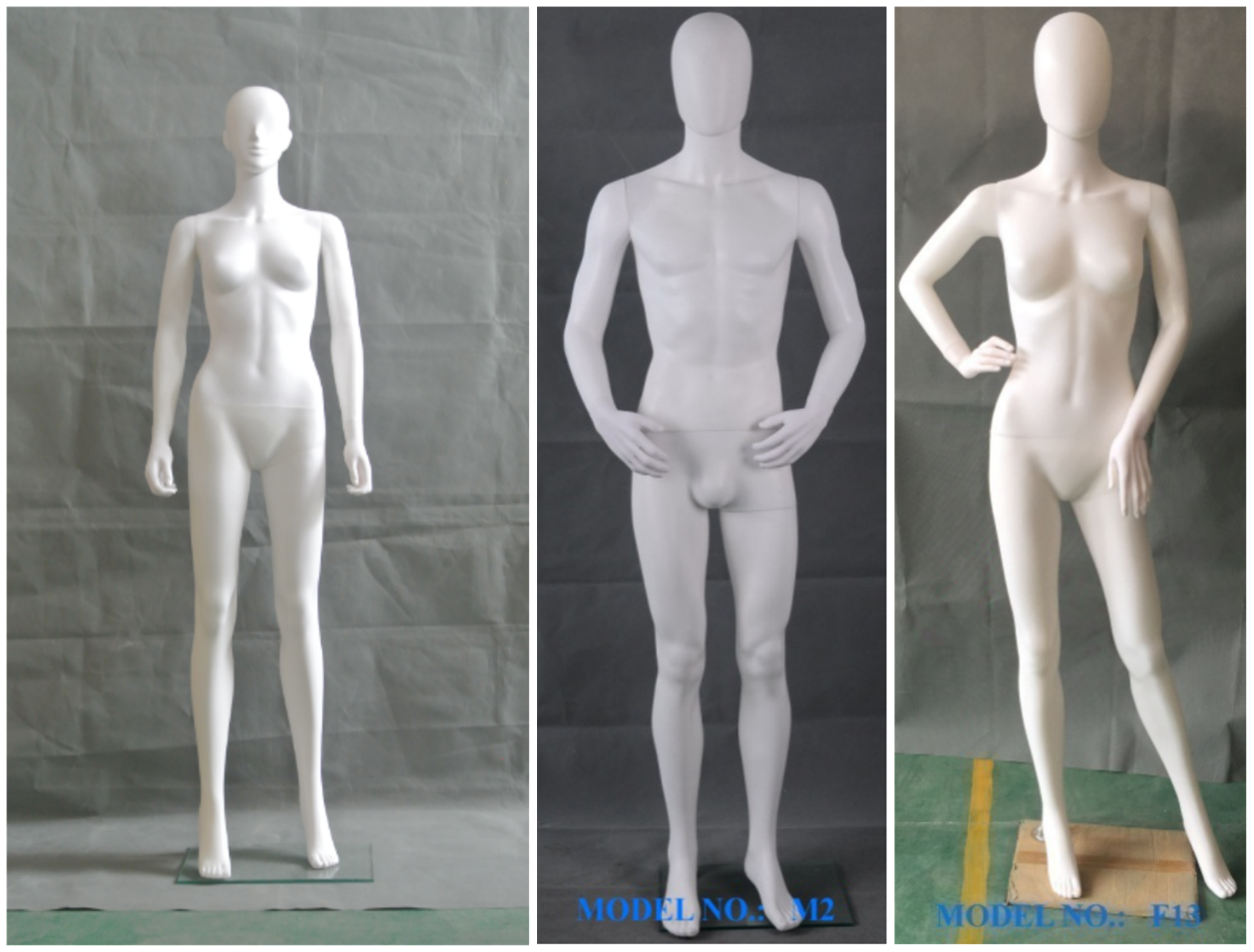 Clothing model props high-end window display male model body abstract bright white plastic standing model fake body direct selling details Picture
