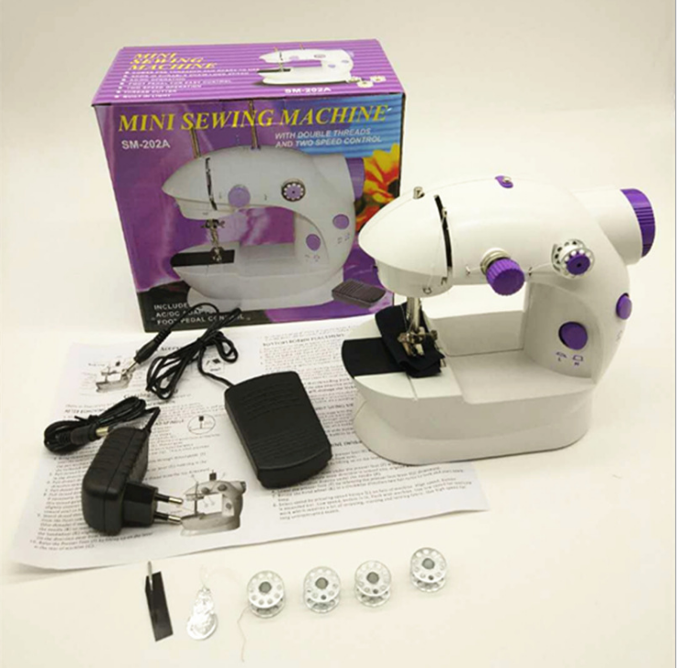 202 Sewing Machine, household electric sewing machine, mini multi-functional sewing machine with light and knife, manufacturer wholesale details Picture