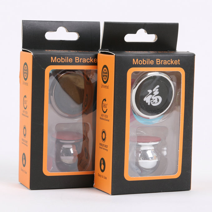 汽车仪表台磁铁手机架磁性车标金属手机架车用手机座