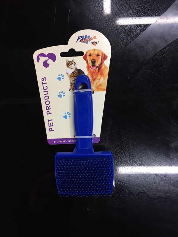 Factory direct sales and wholesale of plastic and nylon hair combs, small pet combs, pet supplies, pet supplies Specification image