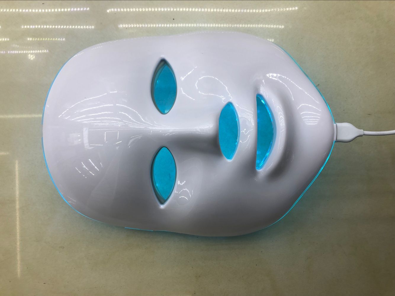 USB charging mask multicolor led Mask Skin rejuvenation beauty device Photon skin repair mask machine acne whitening