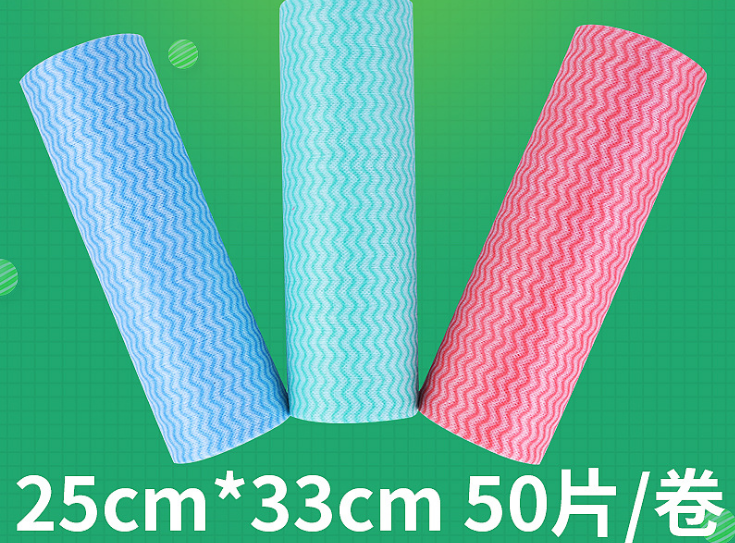 厨房清洁刷碗百洁布不沾油一次性洗碗布吸水不掉毛加厚无纺抹布卷