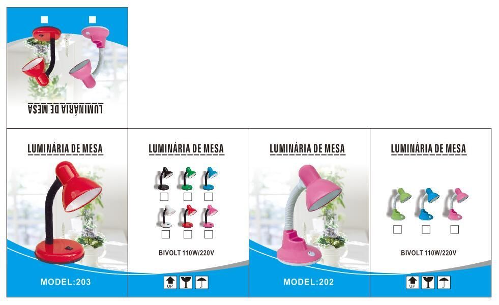 202台灯 203台灯LUMINARIA DE MESA细节图