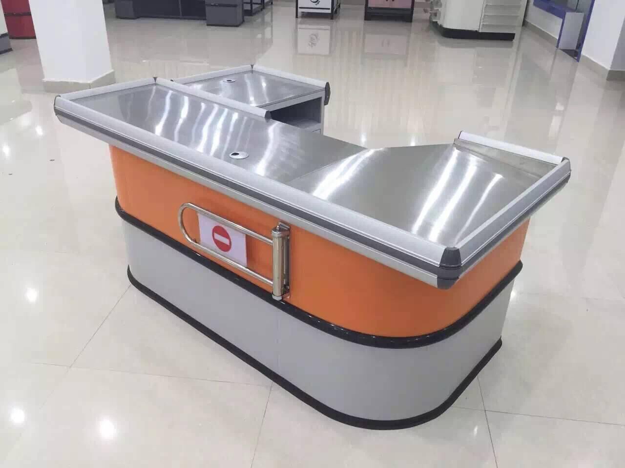 Factory direct sales of ultra-high-end stainless steel countertop cash registers are available for customization