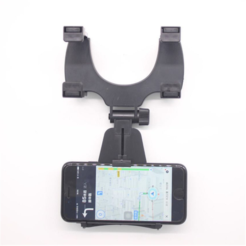 汽车后视镜手机支架 车载多功能导航仪通用支架车品细节图