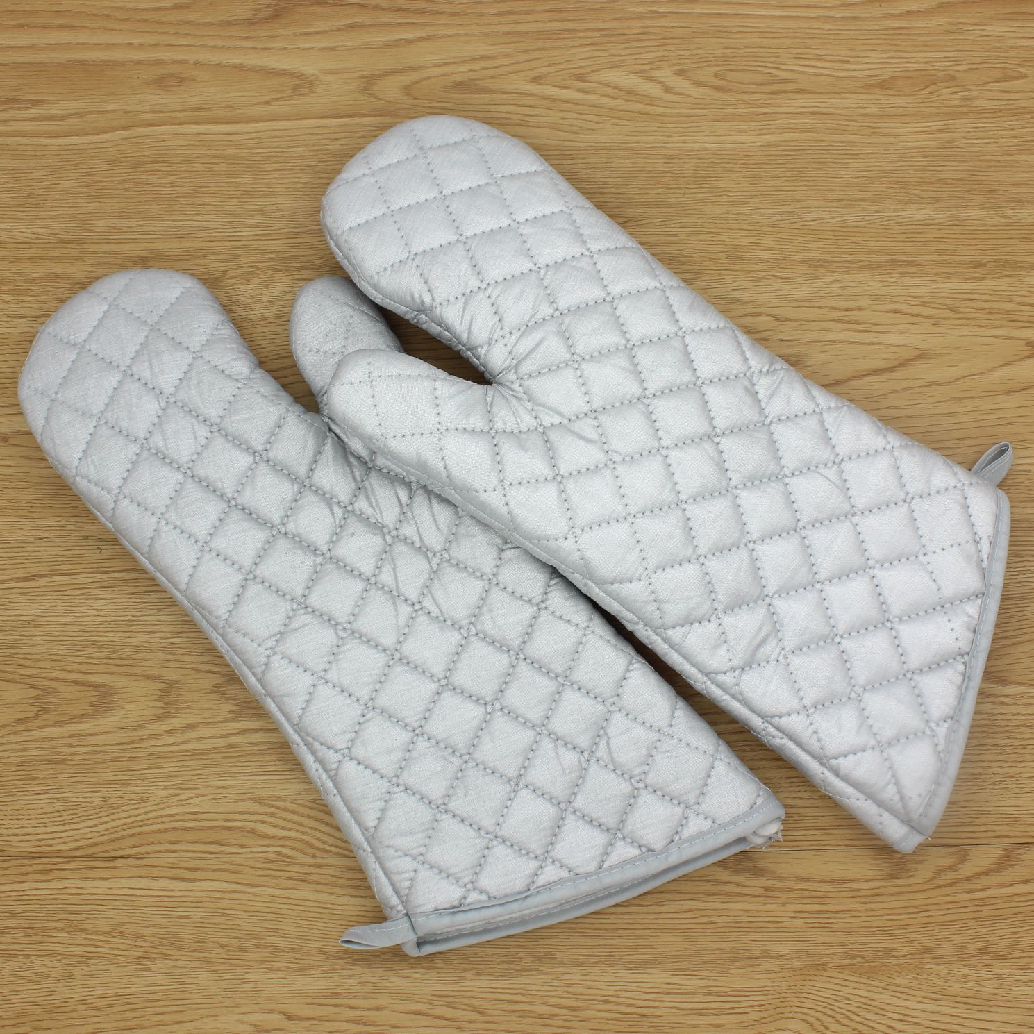 [LOVELY HOME] [hold ja] guantes de cocción de horno grande engrosado resistente a altas temperaturas plata revestida guantes de aislamiento térmico antiescaldante y anticalor guantes de cocina Application Scenario